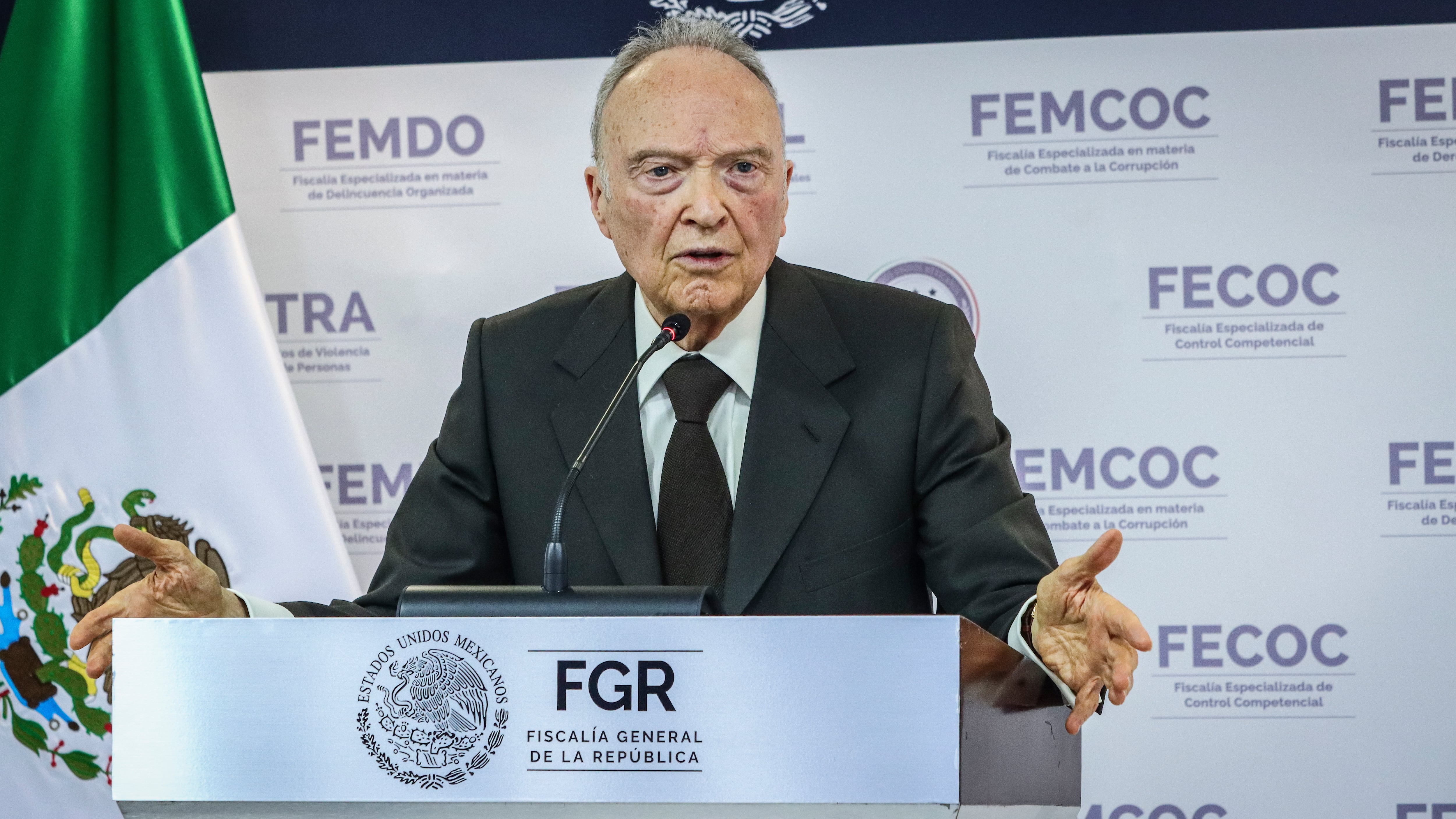 Alejandro Gertz Manero, en Ciudad de México, el 19 de marzo.